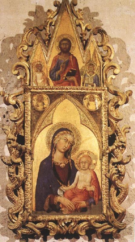 Simone Martini Madonna and Child with Angels and the Saviour